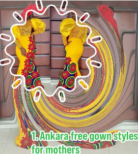 Ankara free long gown styles