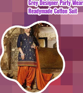 Cotton suits party wear