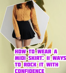 Cute sweaters to wear with skirts