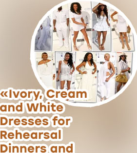 Party wear white dress