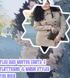 Plus size fashion coats