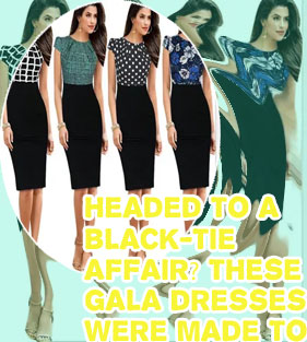 Simple formal dress for ladies