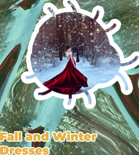 Winter online dresses