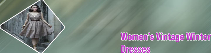 Winter retro dresses